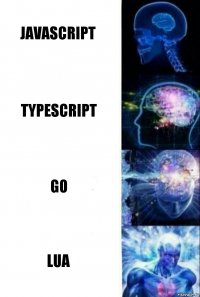 Javascript Typescript Go LUA