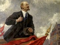 Создать мем Ленин