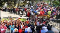 Создать мем No lo vers en TV Largas colas en Venezuela para firmar por la pa