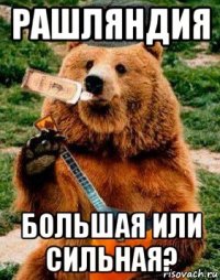 рашляндия большая или сильная?