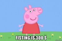  fisting is 300 $