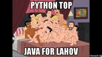 python top java for lahov