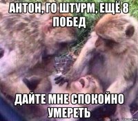 антон, го штурм, ещё 8 побед дайте мне спокойно умереть
