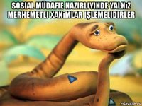 sosial müdafie nazirliyinde yalnız merhemetli xanımlar işlemelidirler 