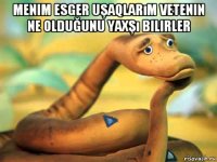 menim esger uşaqlarım vetenin ne olduğunu yaxşı bilirler 