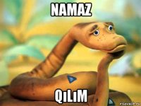 namaz qılım