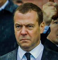 Создать мем Медведев