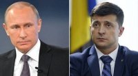 Создать мем Путин и Зеленский
