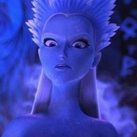Создать мем Снежная Королева