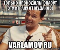 только крокодилы спасут эту страну от мудаков! varlamov ru