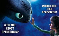 а ты мне хвост прицепишь? можно мне тебя приручить?