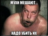 мухи мешают... надо убить их