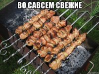 во савсем свежие 