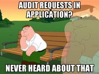 audit requests in application? never heard about that