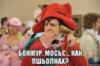  бонжур, мосьє... как пшьолнах?