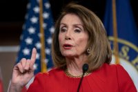 Создать мем Nancy pelosi