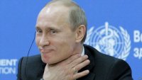 Создать мем Путин угрожает