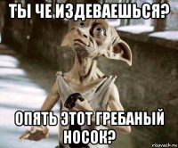 ты че издеваешься? опять этот гребаный носок?