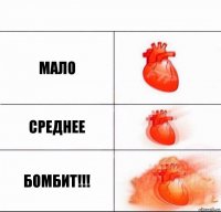 мало среднее БОМБИТ!!!