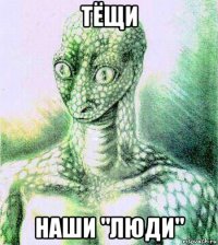 тёщи наши "люди"