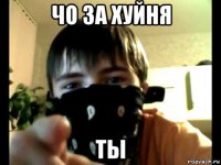 чо за хуйня ты