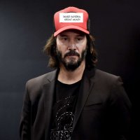 Создать мем Keanu