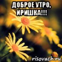 доброе утро, иришка!!! 