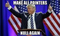 make all pointers null again
