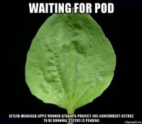 waiting for pod gitlab-managed-apps/runner-q766apg-project-105-concurrent-0st86z to be running, status is pending
