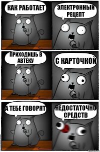 как работает Электронный рецепт приходишь в автеку с карточкой а тебе говорят недостаточно средств