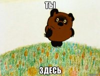 ты здесь