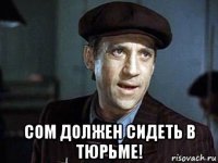  сом должен сидеть в тюрьме!