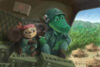 Создать мем Они