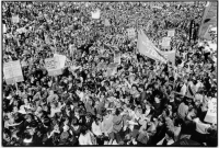 Создать мем The UK school students strike 1985