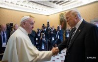 Создать мем Трамп и Пахан Римский