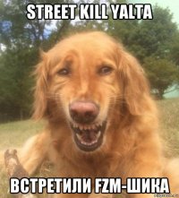 street kill yalta встретили fzm-шика