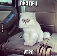 пиздец утро