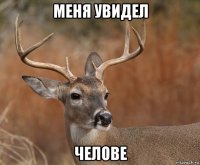 меня увидел челове