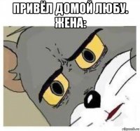 привёл домой любу. жена: 