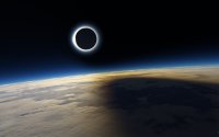Создать мем Lunar Eclipse ISS
