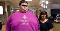 Создать мем Orgasm Donor