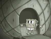 Создать мем SpongeBob retro 1930s