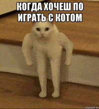 когда хочеш по играть с котом 