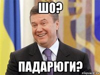 шо? падарюги?