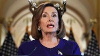 Создать мем Nancy pelosi