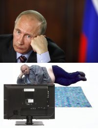 Создать мем Разговор путина и бати