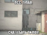 псс, тупая, ска)) ебать ти лох!