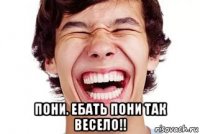  пони. ебать пони так весело!!