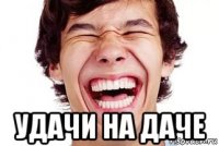  удачи на даче