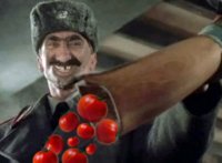 Создать мем Чёрная Жара помидорум